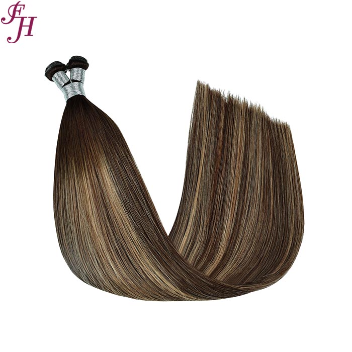 genius weft natural hair extension human