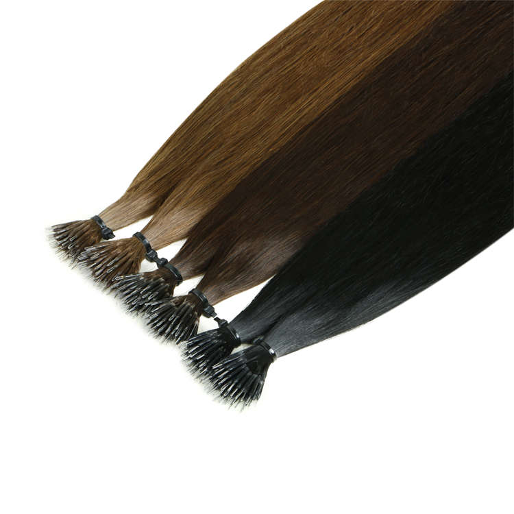 nano rings human hair extensions russian hair