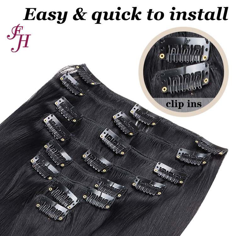clip ins human hair extensions