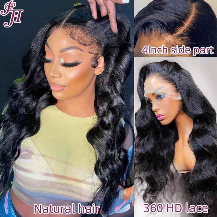 peruvian hair wig 360 full lace