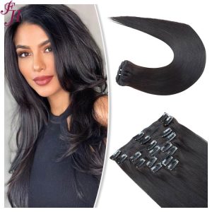 clip in hair extensions 100human hair