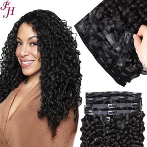clip ins human hair extension 30 inch