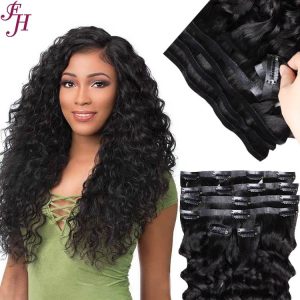 water wave clip in hair