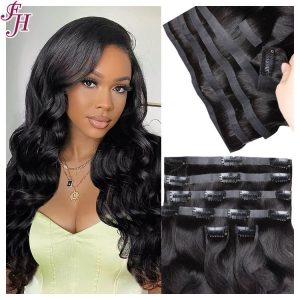 human hair extensions clip ins
