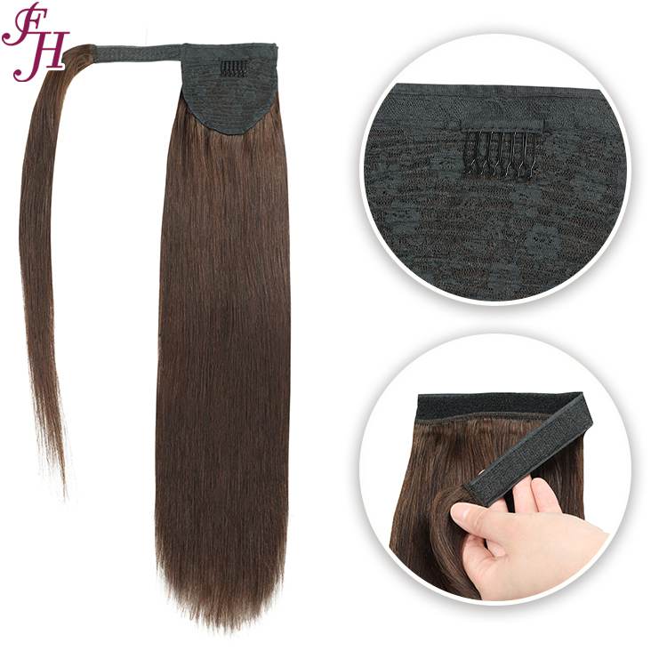 ponytail humain hair