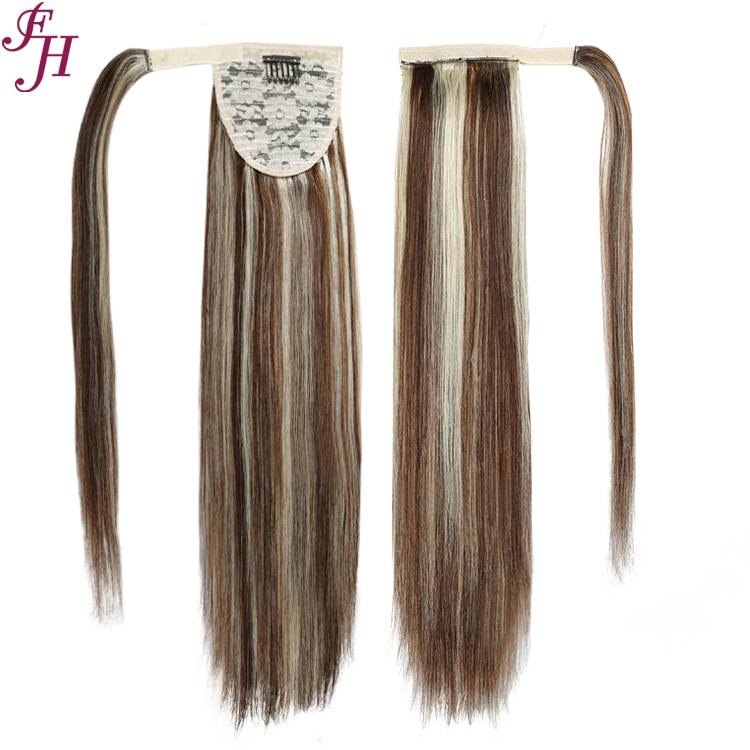 clip in ponytail human hair