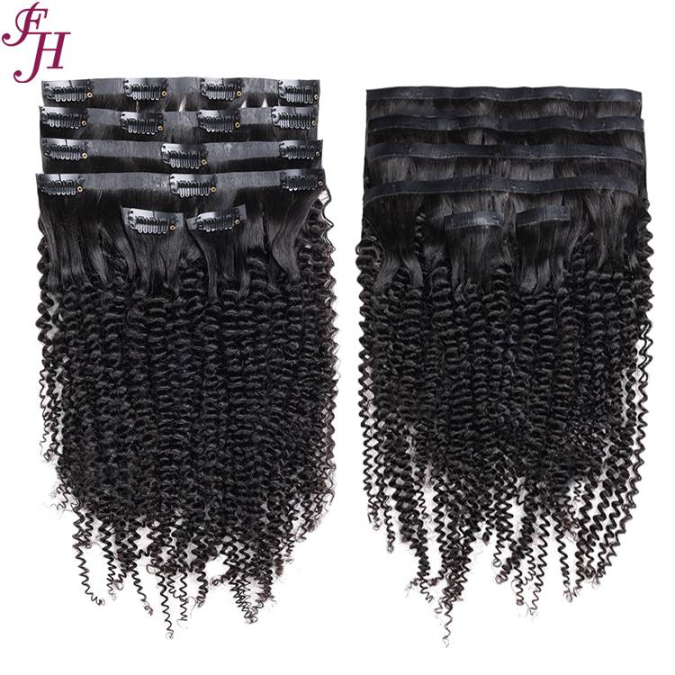 one piece clip in human hair extensions
