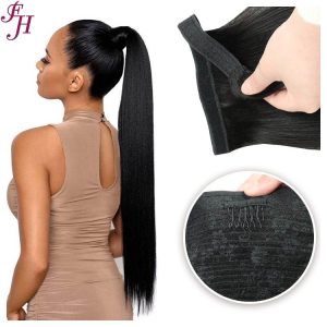 human hair ponytail