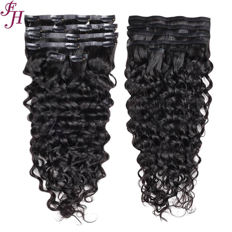 water wave clip in hair