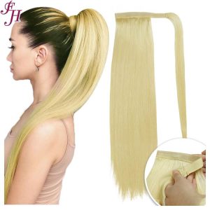 human hair ponytail