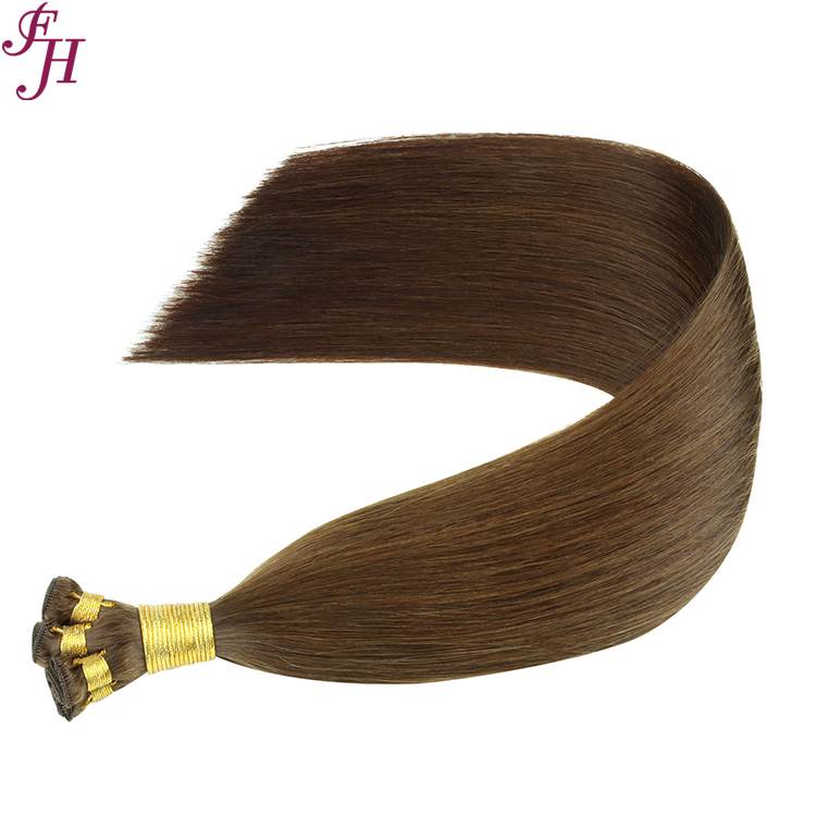 hand tied weft human hair extensions