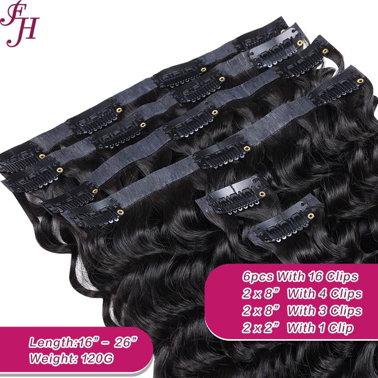 curly clip in hair extension