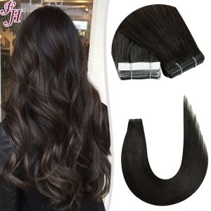 human tape in hair extensions