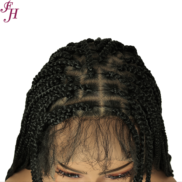 knotless braided wig with baby hair
