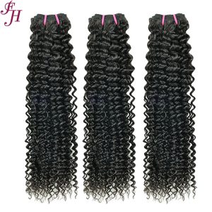 kinky curly weft hair bundle