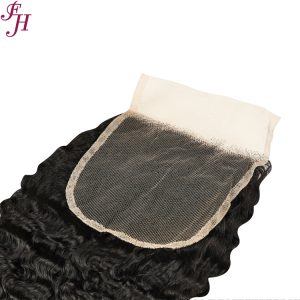 4x4 burmese curly human hair closure