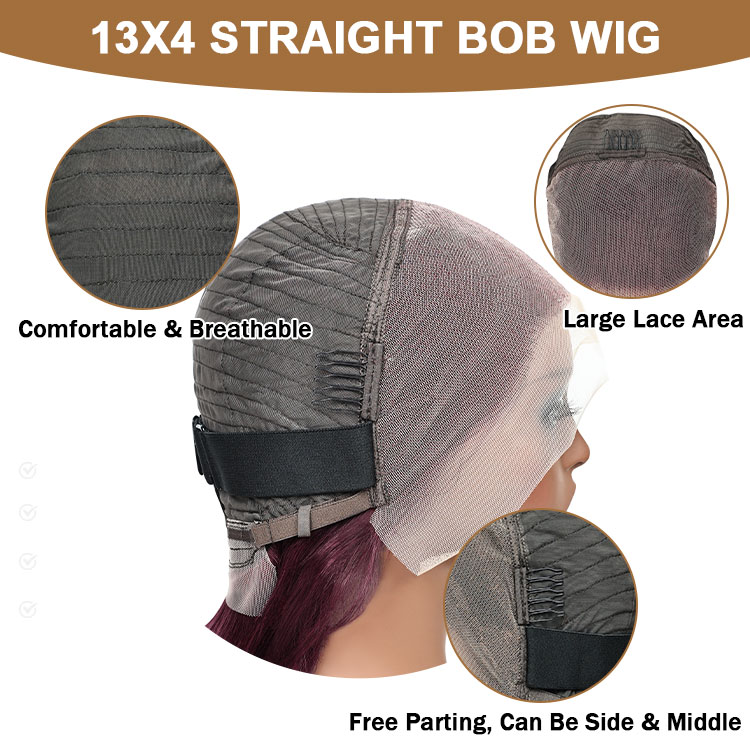 human hair lace front wig