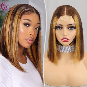 2x6 glueless bob wig