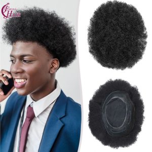 Mono pu hair topper for men