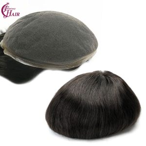 human hair topper for man