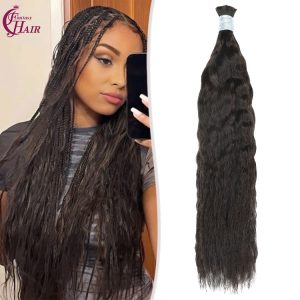 afro kinky bulk human hair
