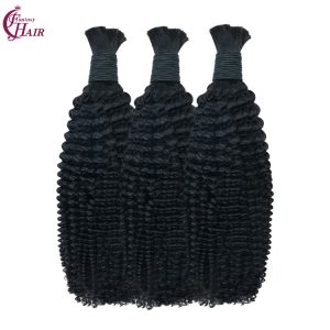 afro kinky bulk human hair