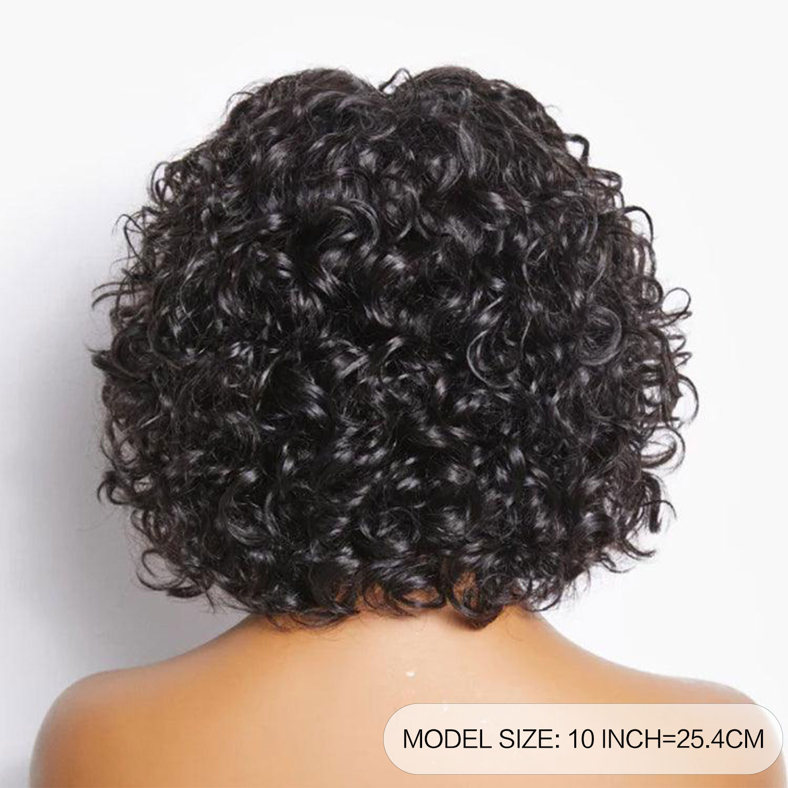 باروكة مجعدة قصيرة