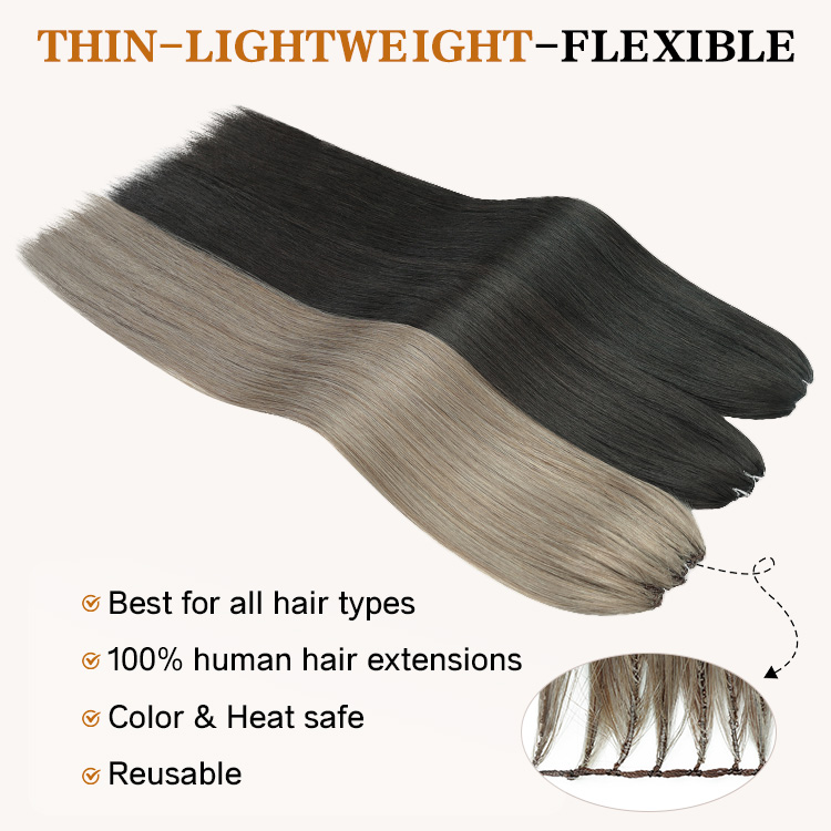 weft human hair extension