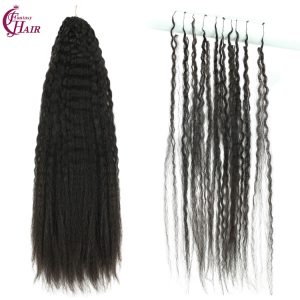 feather crochet hair