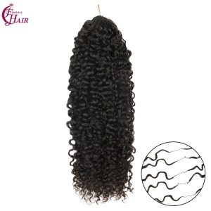 feather crochet human hair