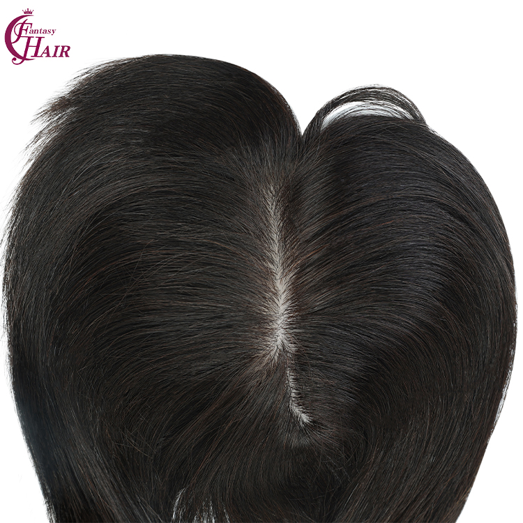 human hair topper