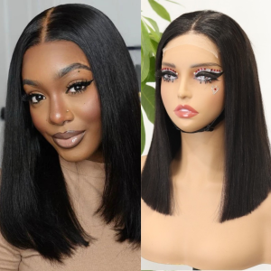 raw hair bob wig