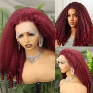 double drawn kinky wig