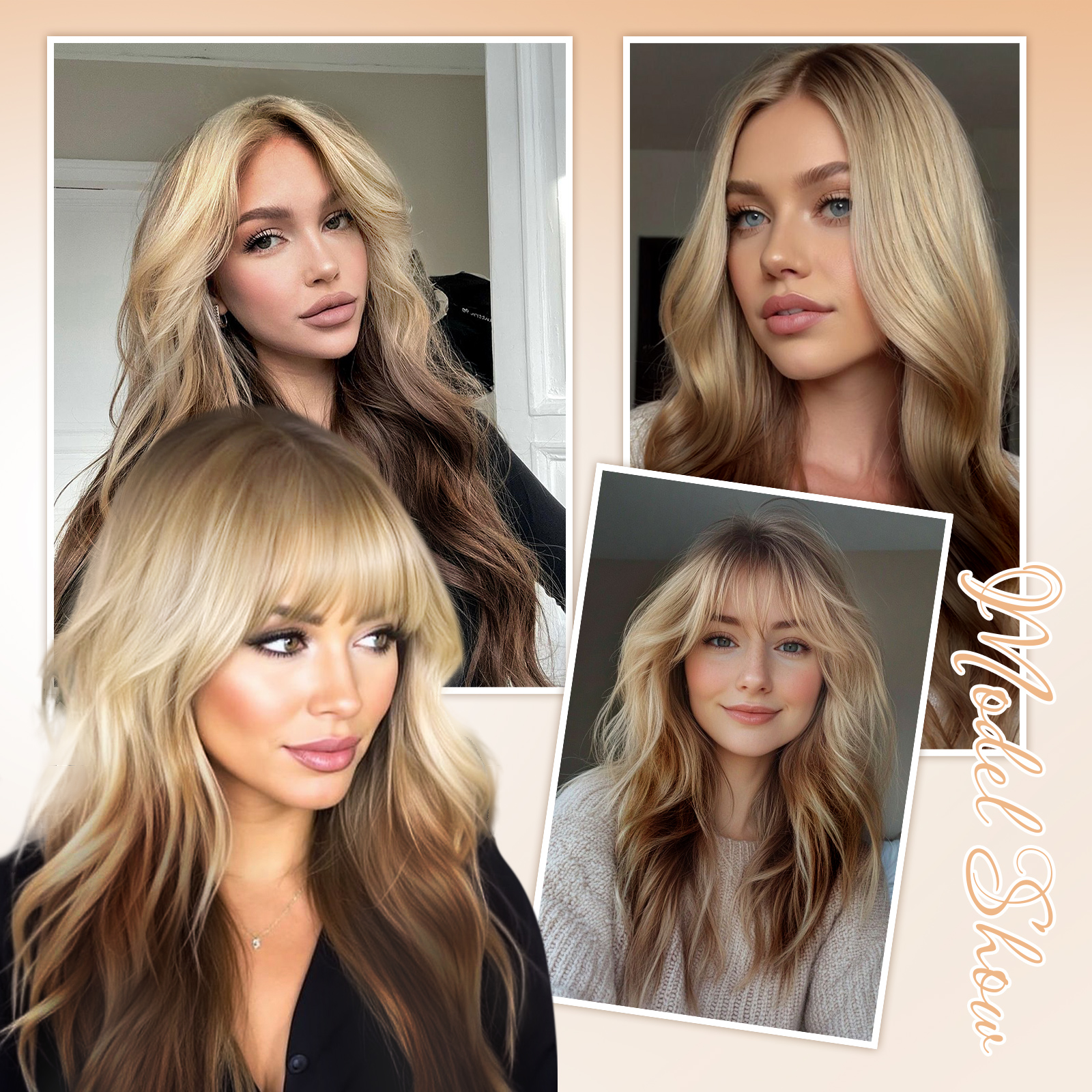 rose cap synthetic wigs