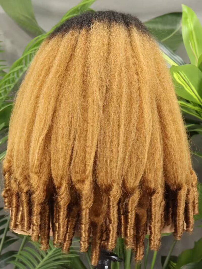 kinky straight wigs
