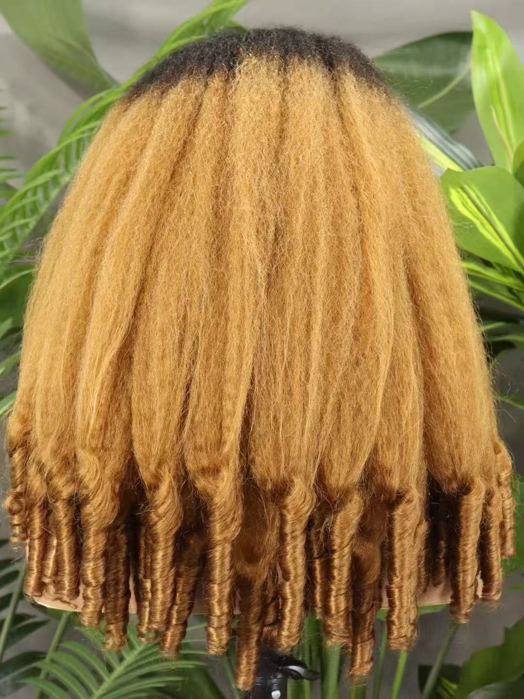 kinky straight wigs