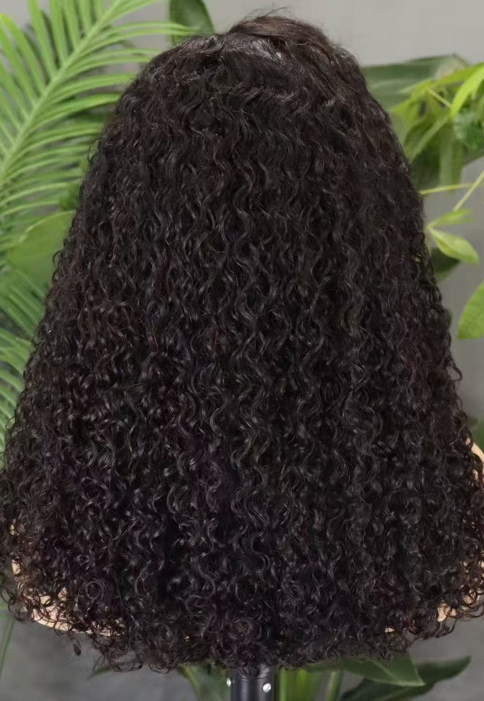 curly human hair wig