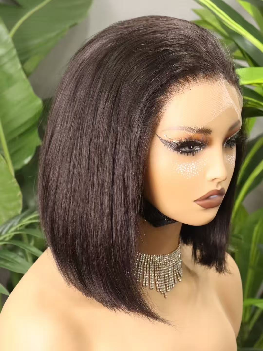 glueless lace frontal bob wig
