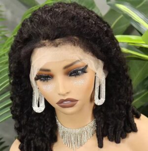 pissy wig with french curly end