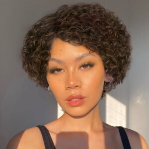 pixie curly wigs