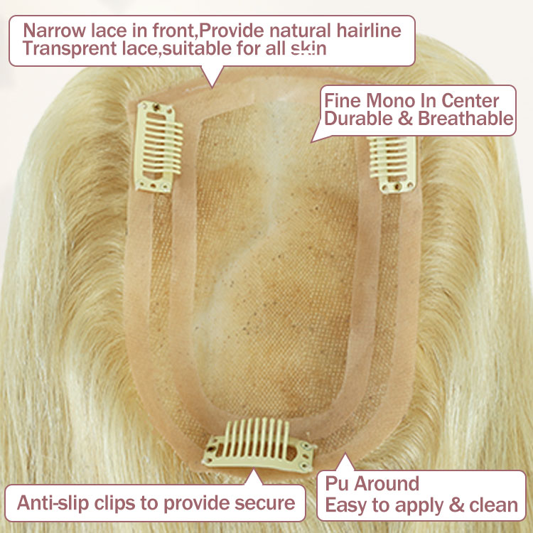 silk base hair topper