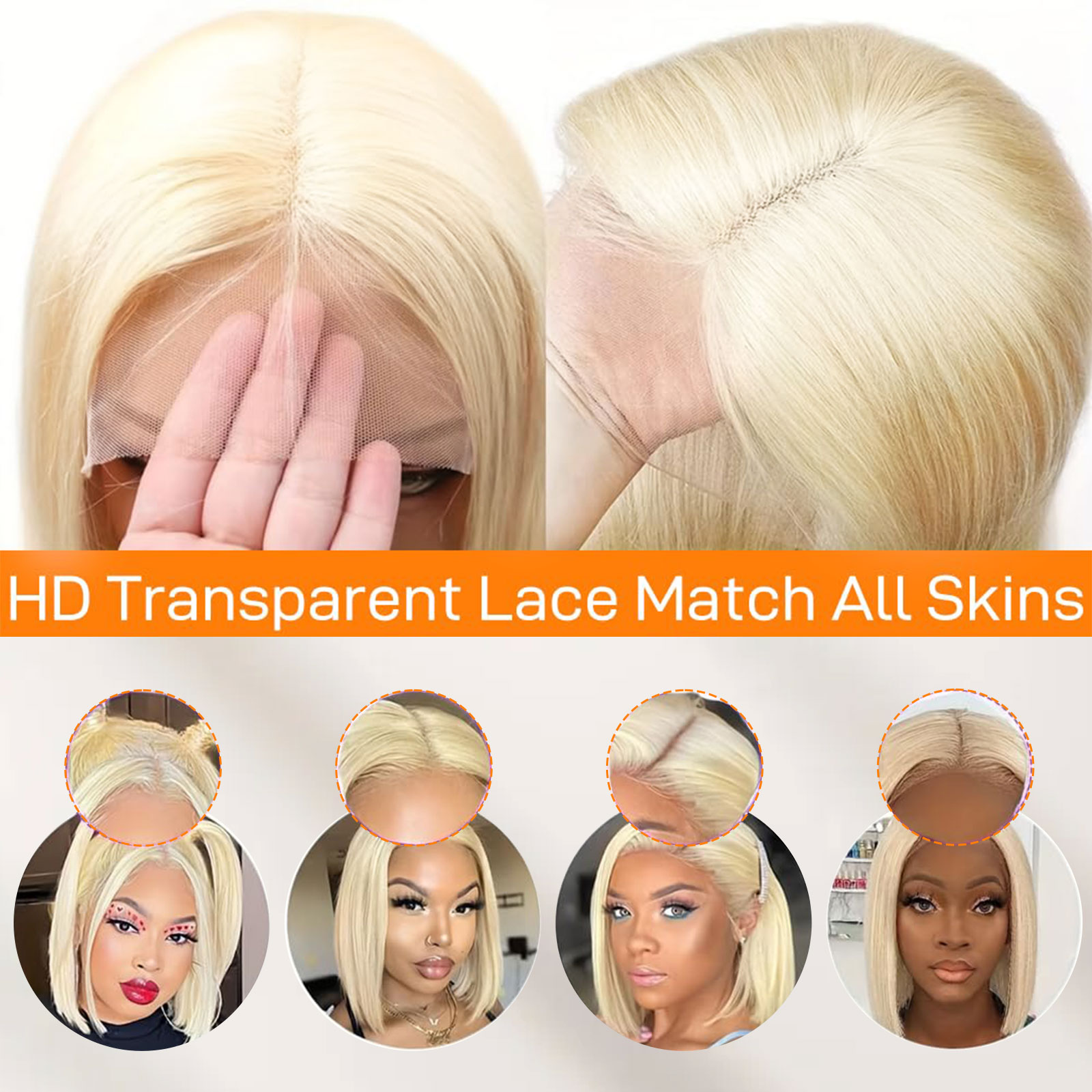 blonde human hair wigs
