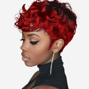 pixie cut curly wig