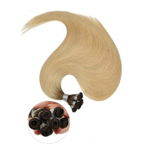 hand tied human hair weft