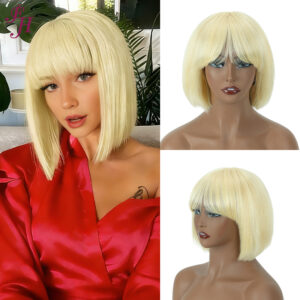 human hair bob wig