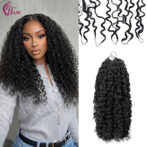 feather crochet human hair