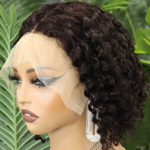 curly human hair wig