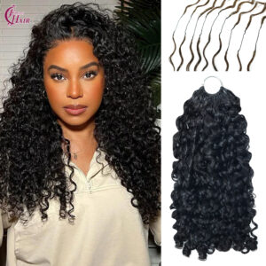 pixie curly human hair