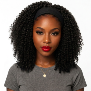human hair headband wig