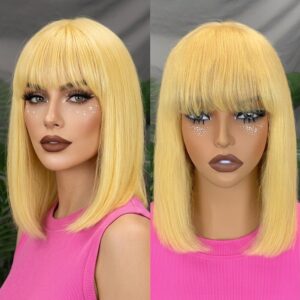 lace bang bob wigs